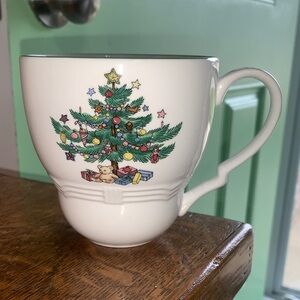 Holiday Greetings Nikko Christmas Tree Mug - Made in Japan